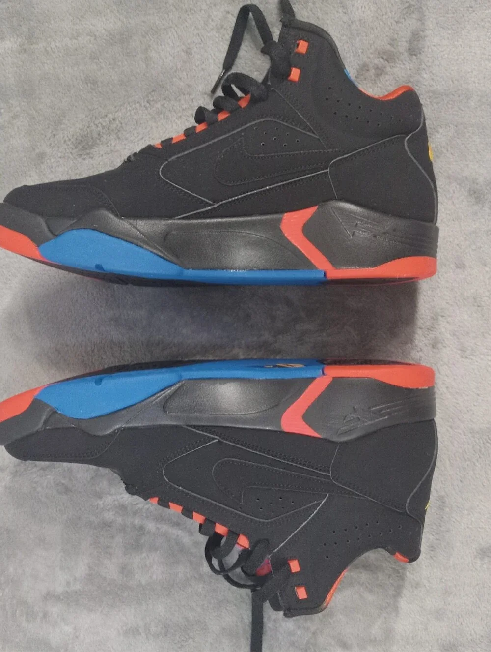 Nike Air Flight Lite Mid Black Orange Blue Scottie Pippen Size 8.5 NWT